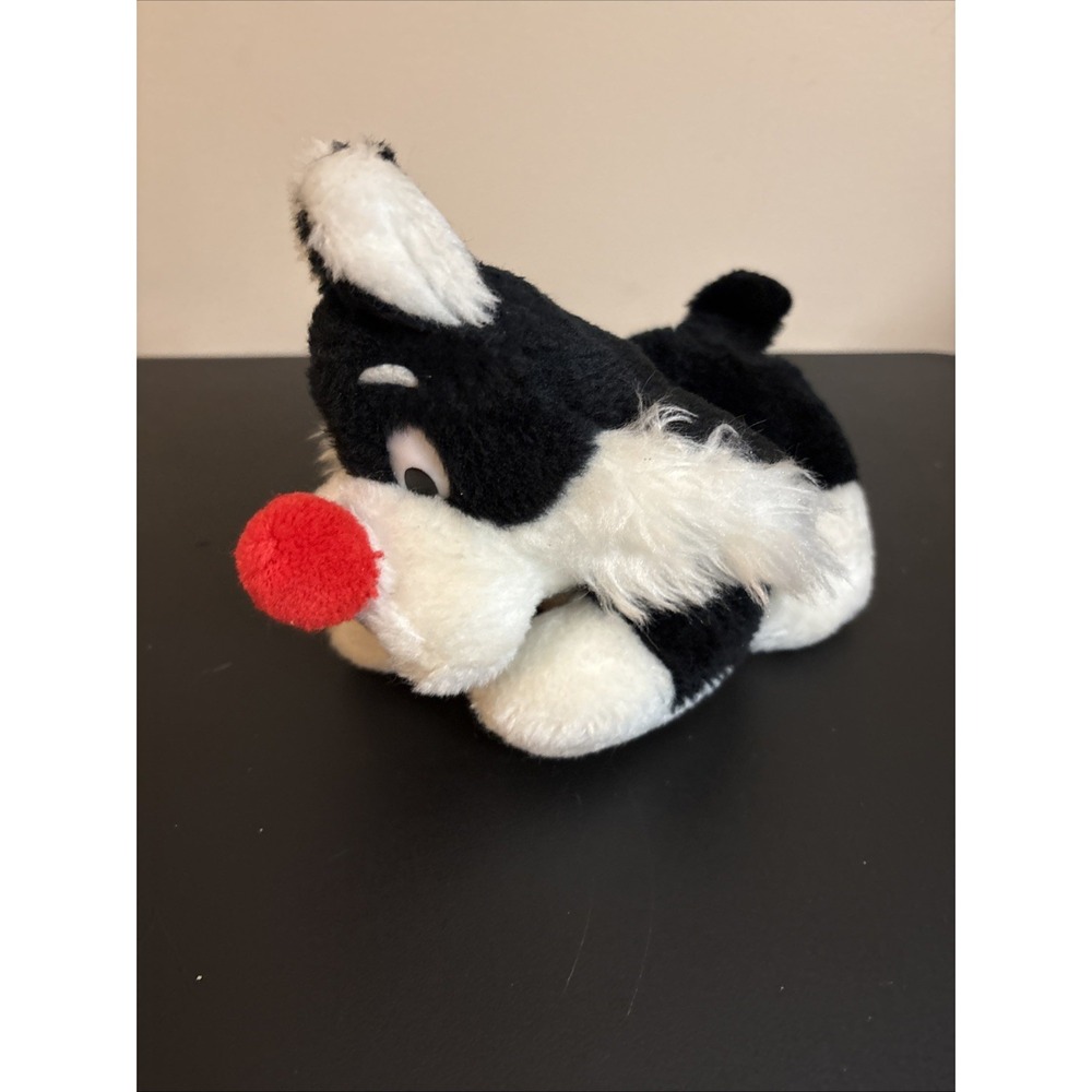 Vintage 1971 Sylvester Cat Stuffed Plush Mighty Star Warner Bros Looney Tunes